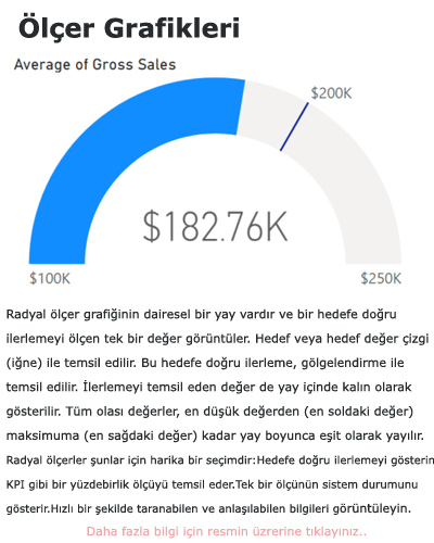 Power BI Ölçer Grafikleri